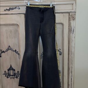 Free People Black Flare Pants